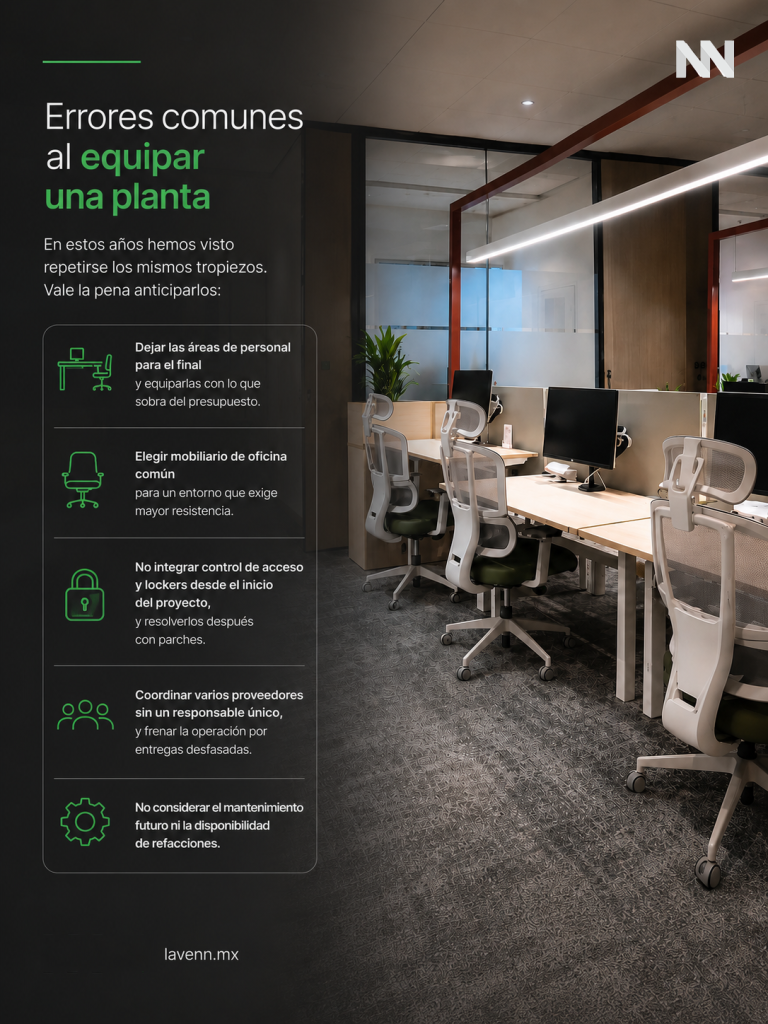 Errores comunes al equipar una planta